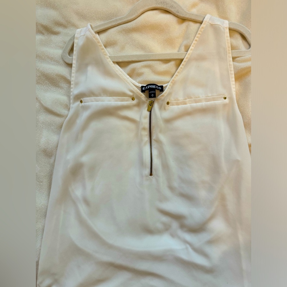 Express zip up blouse
